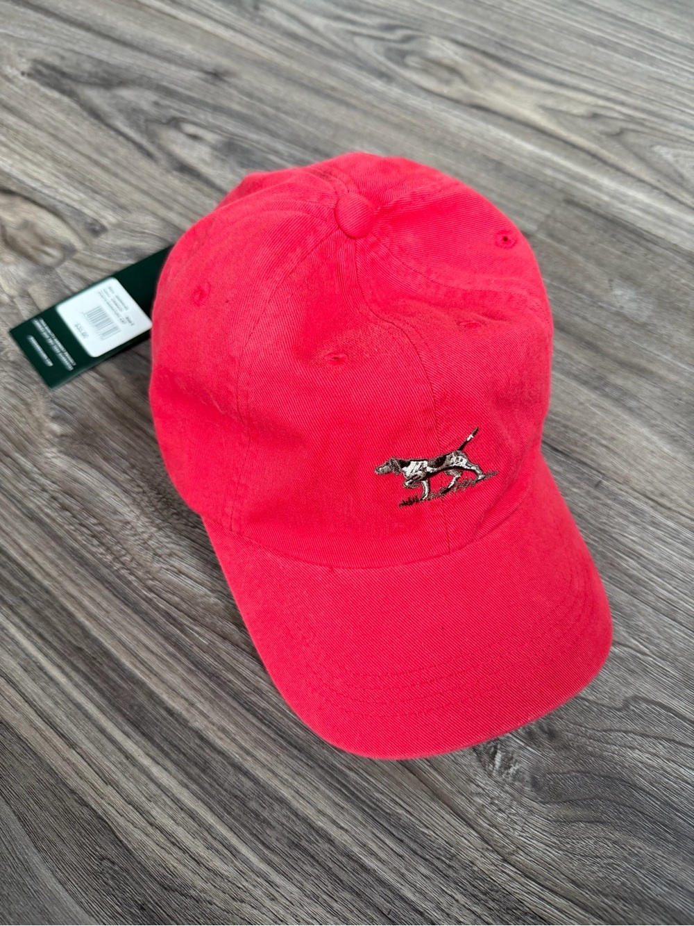 Rodd & Gunn Red Embroidered dog baseball cap hat